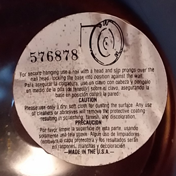 Pair Brass 3 holder sconces - Picture 2 of 6